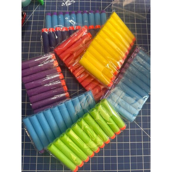 NERF GUN foam dart replacements, 80 pcs, random colors NEW - Picture 1 of 1